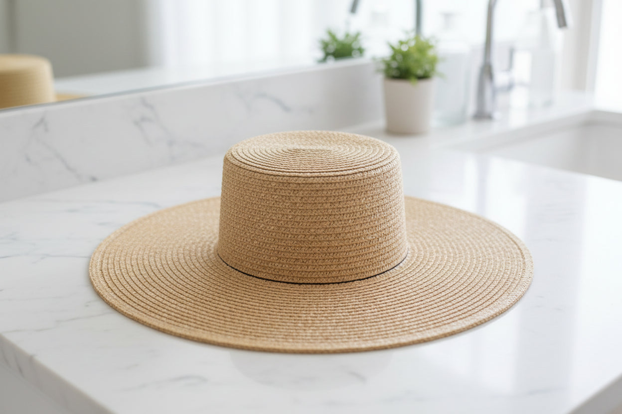 STRAW WIDE BRIM