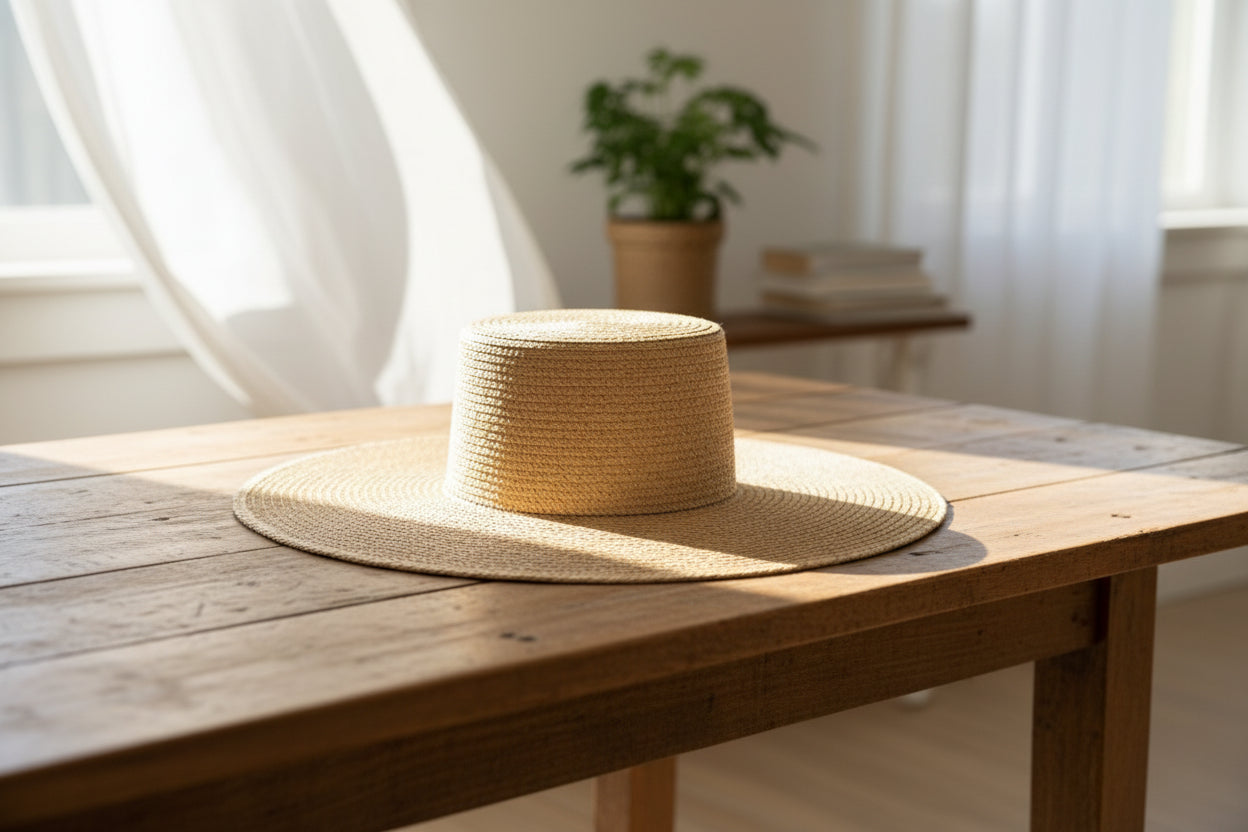 STRAW WIDE BRIM