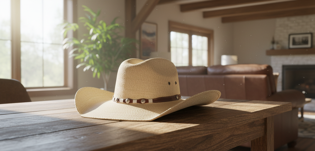 Fine palm straw Americana