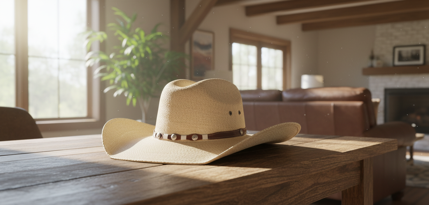 Fine palm straw Americana