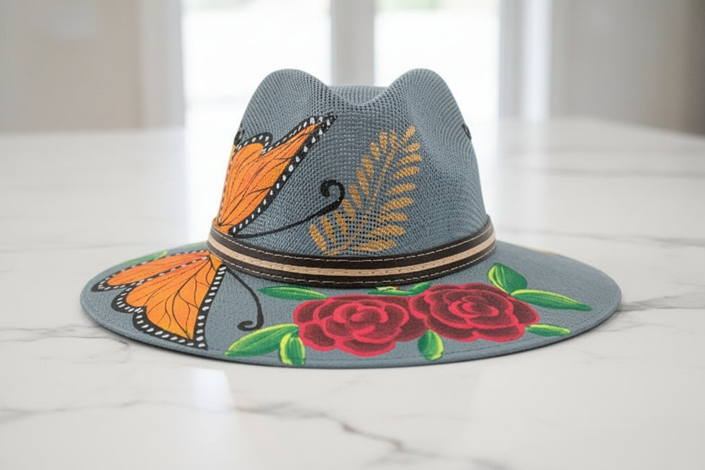 HAND PAINTED HATS