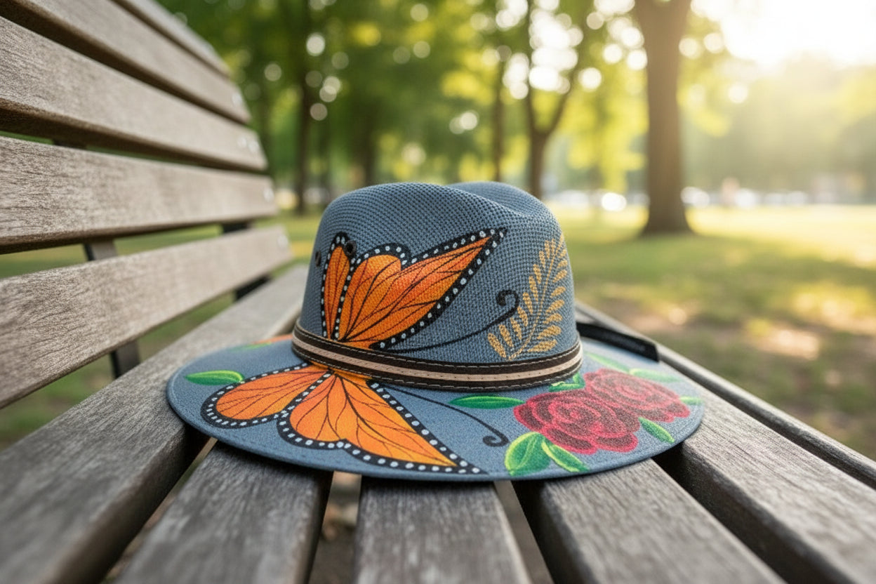 HAND PAINTED HATS