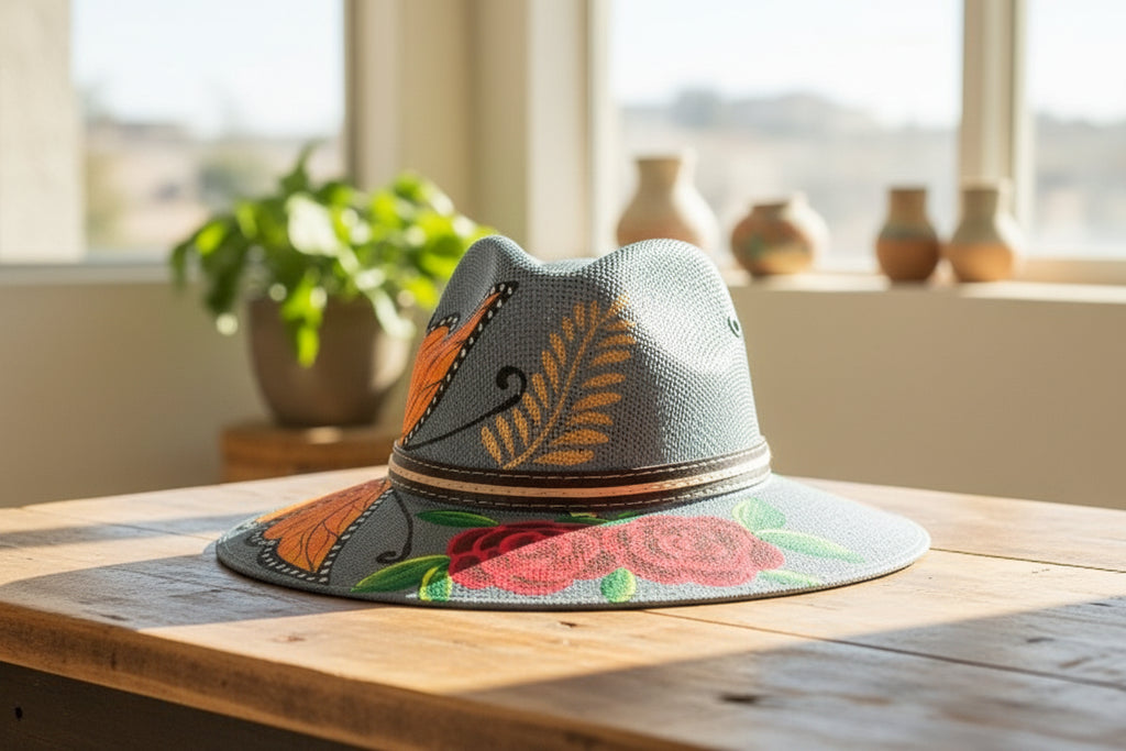 HAND PAINTED HATS