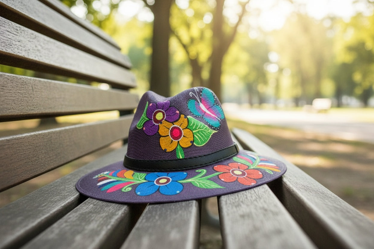 HAND PAINTED HATS