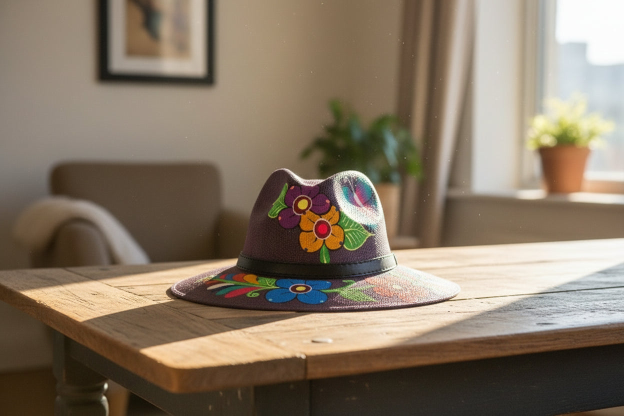 HAND PAINTED HATS
