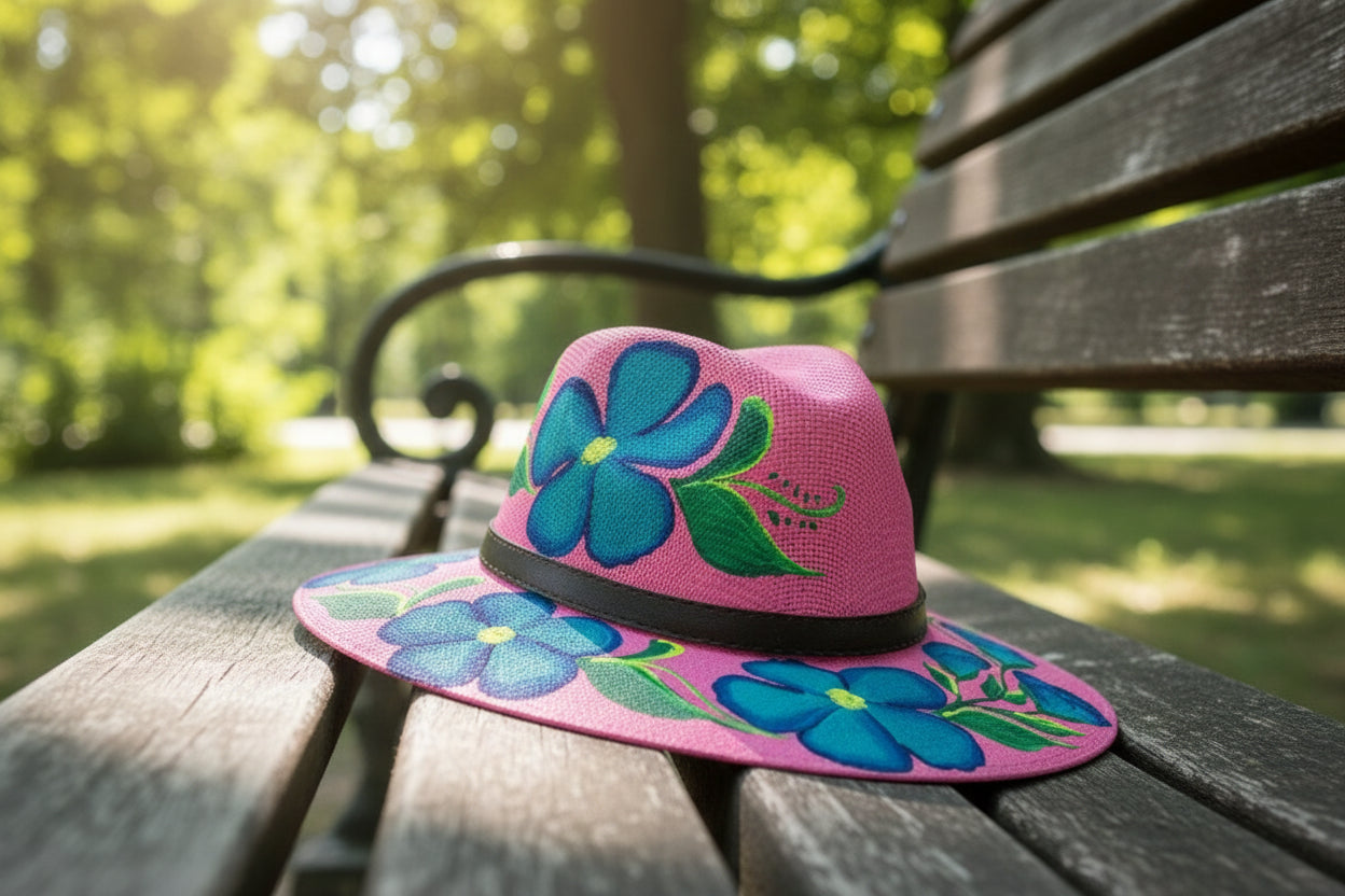HAND PAINTED HATS