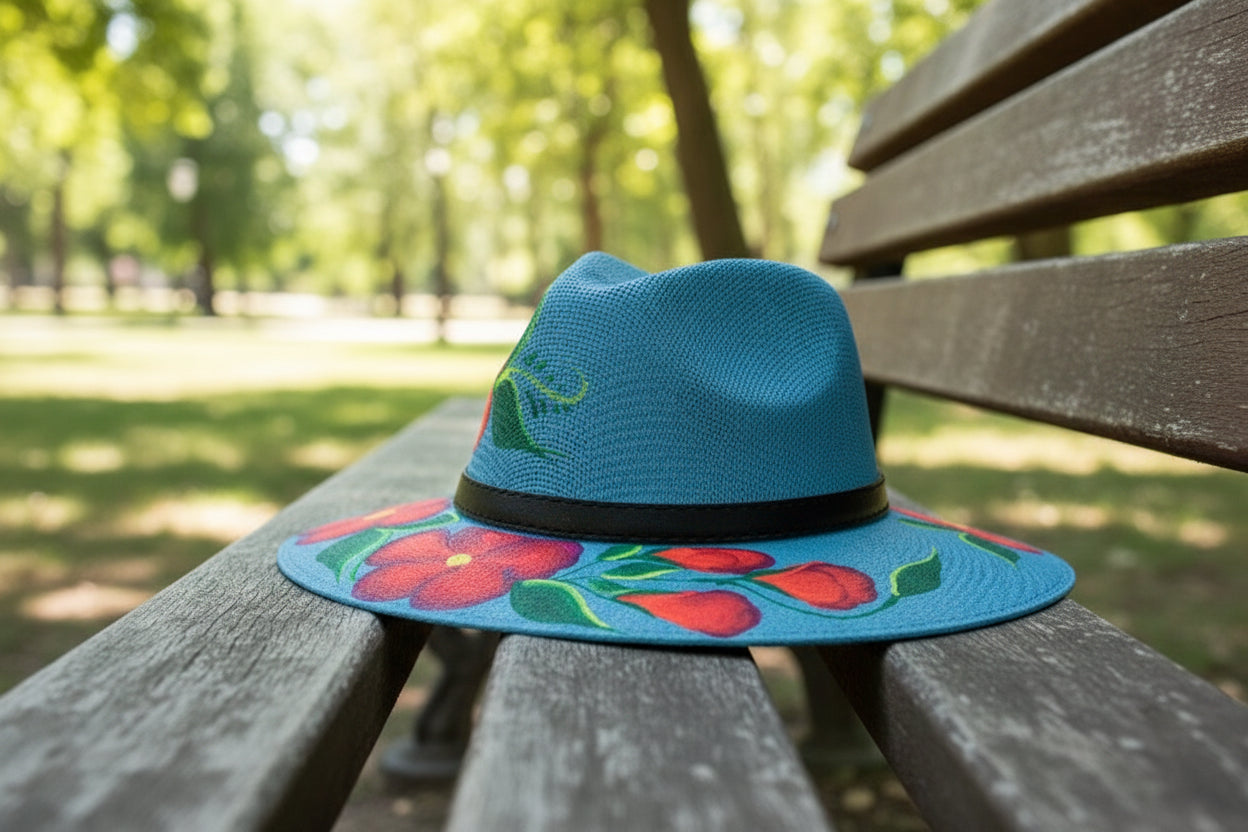 HAND PAINTED HATS
