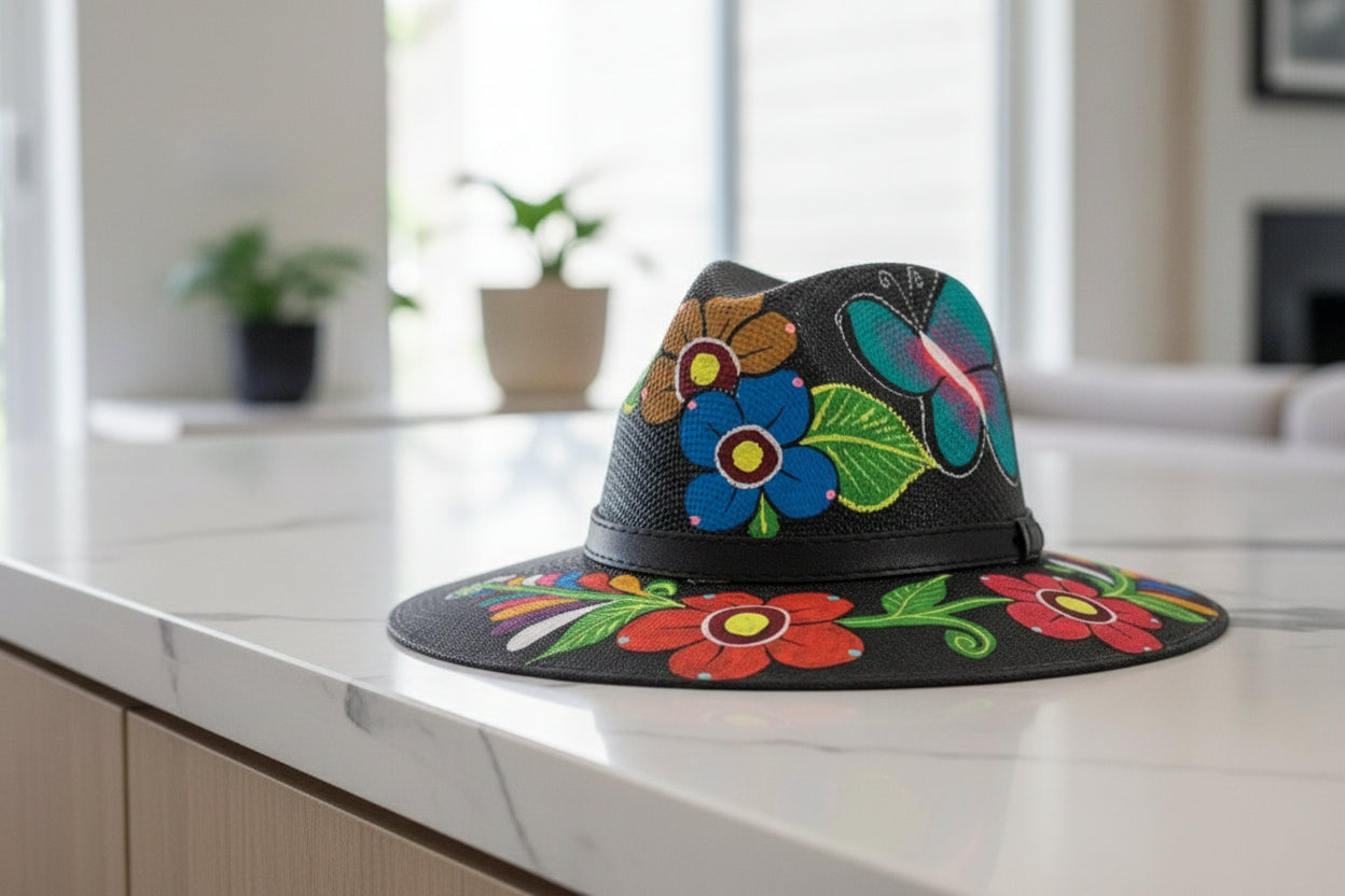 HAND PAINTED HATS