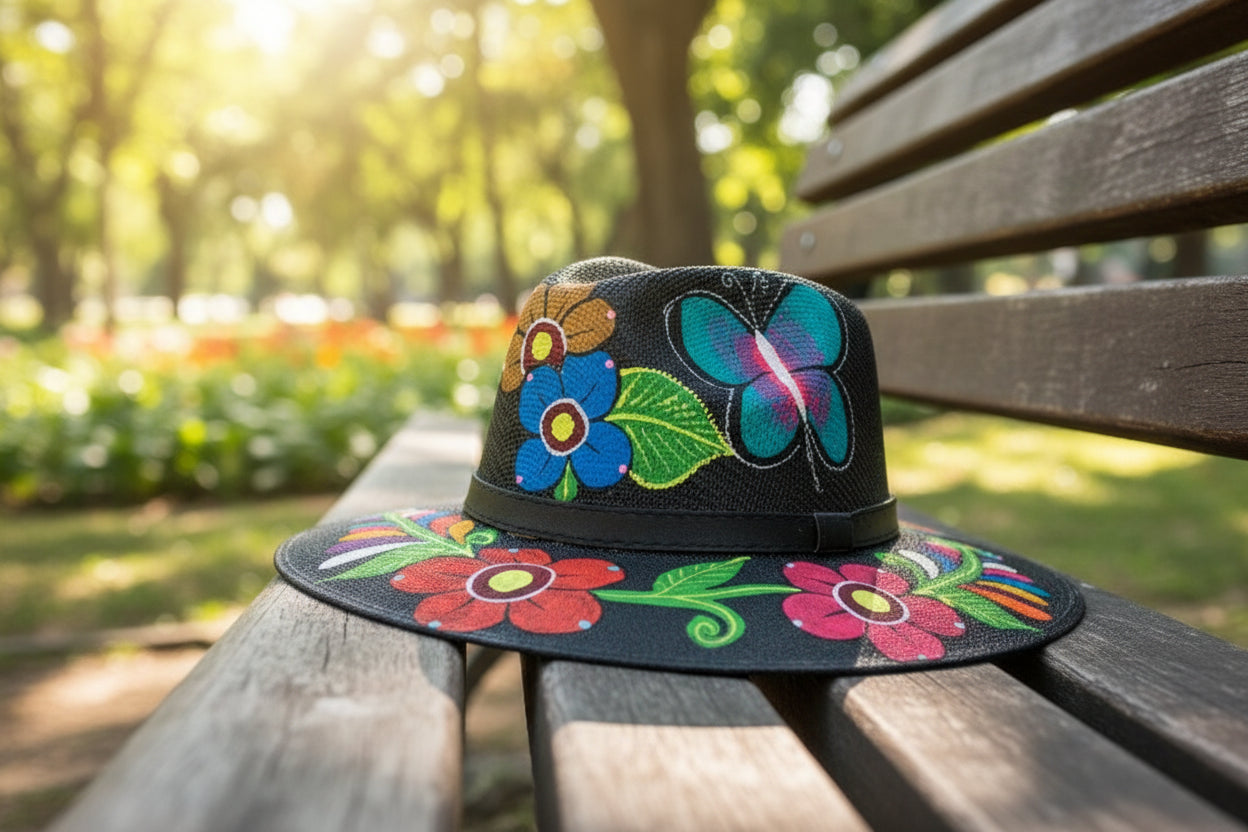 HAND PAINTED HATS