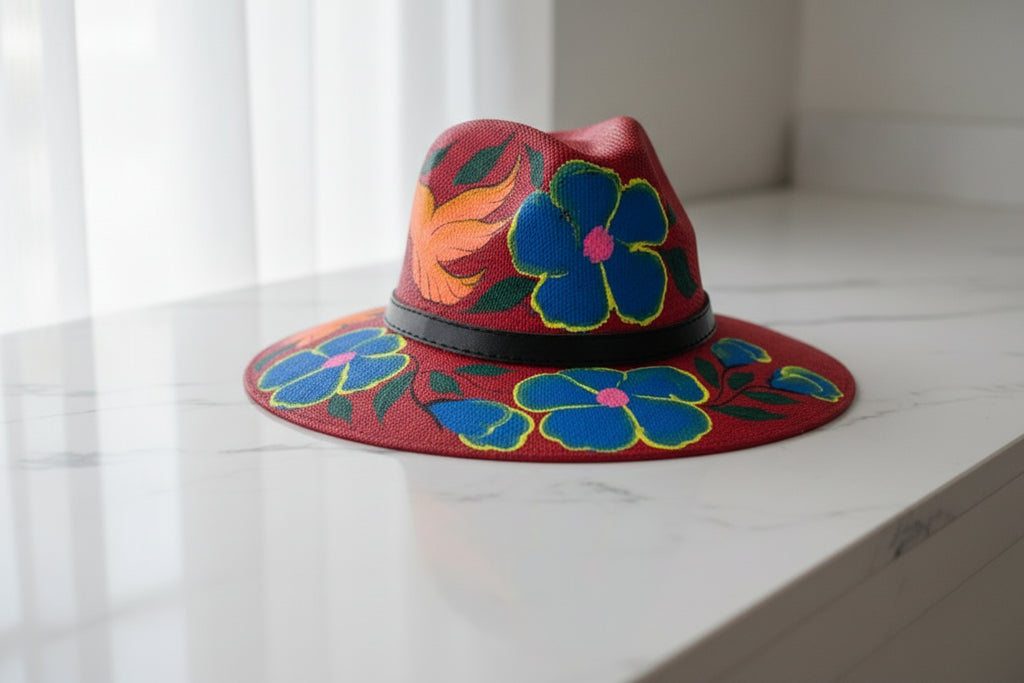 HAND PAINTED HATS