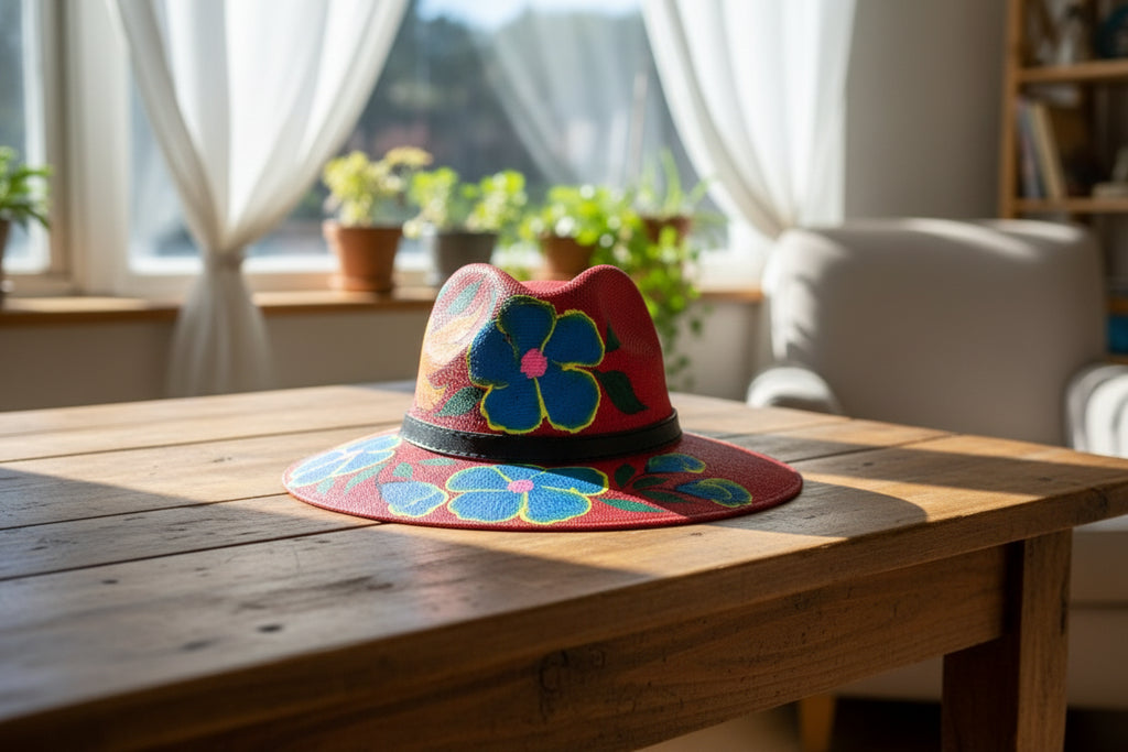 HAND PAINTED HATS