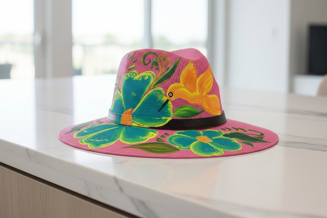 HAND PAINTED HATS