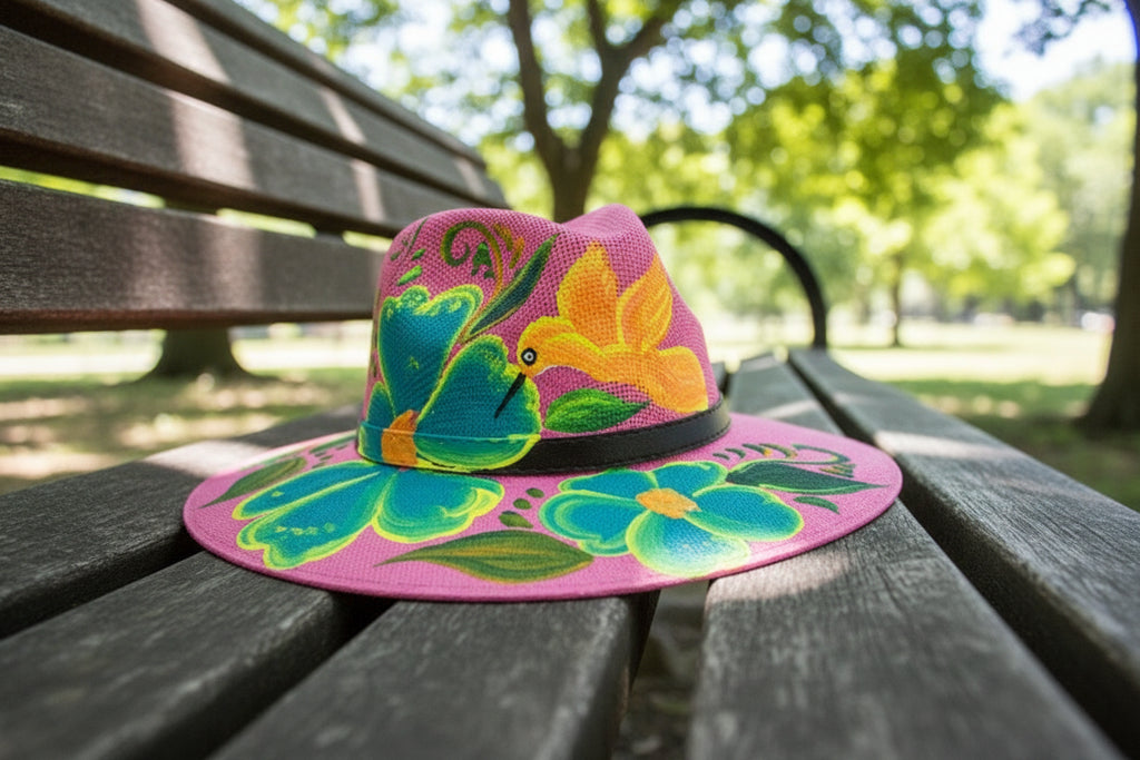 HAND PAINTED HATS