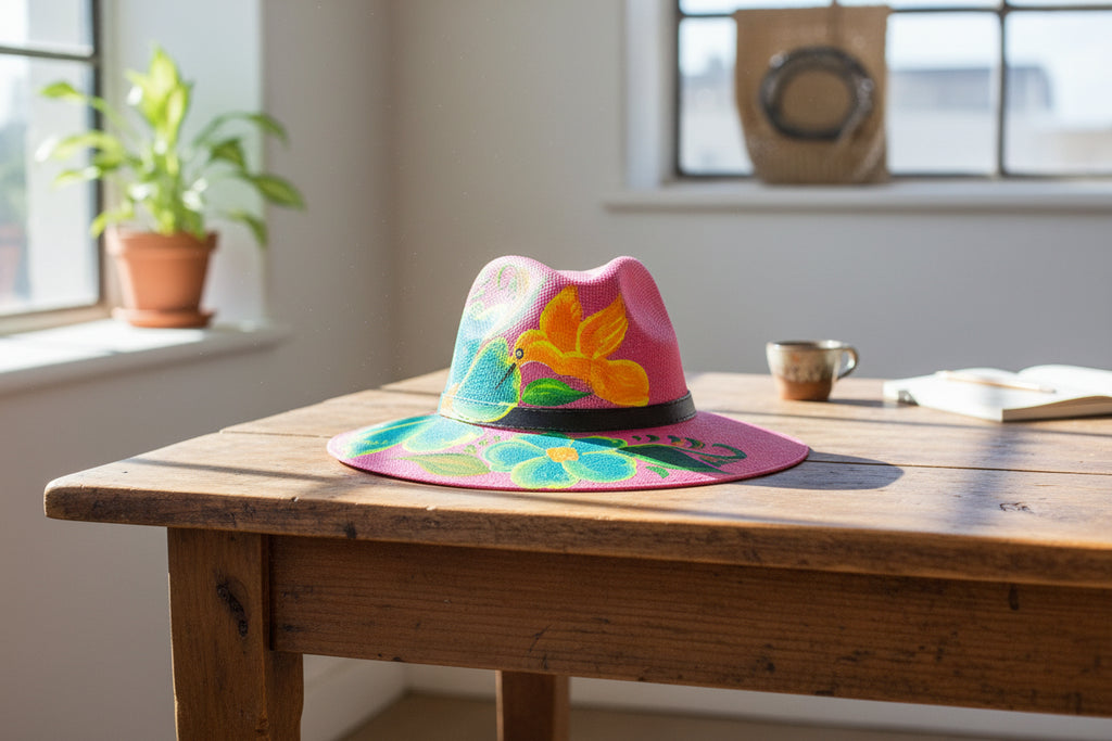 HAND PAINTED HATS