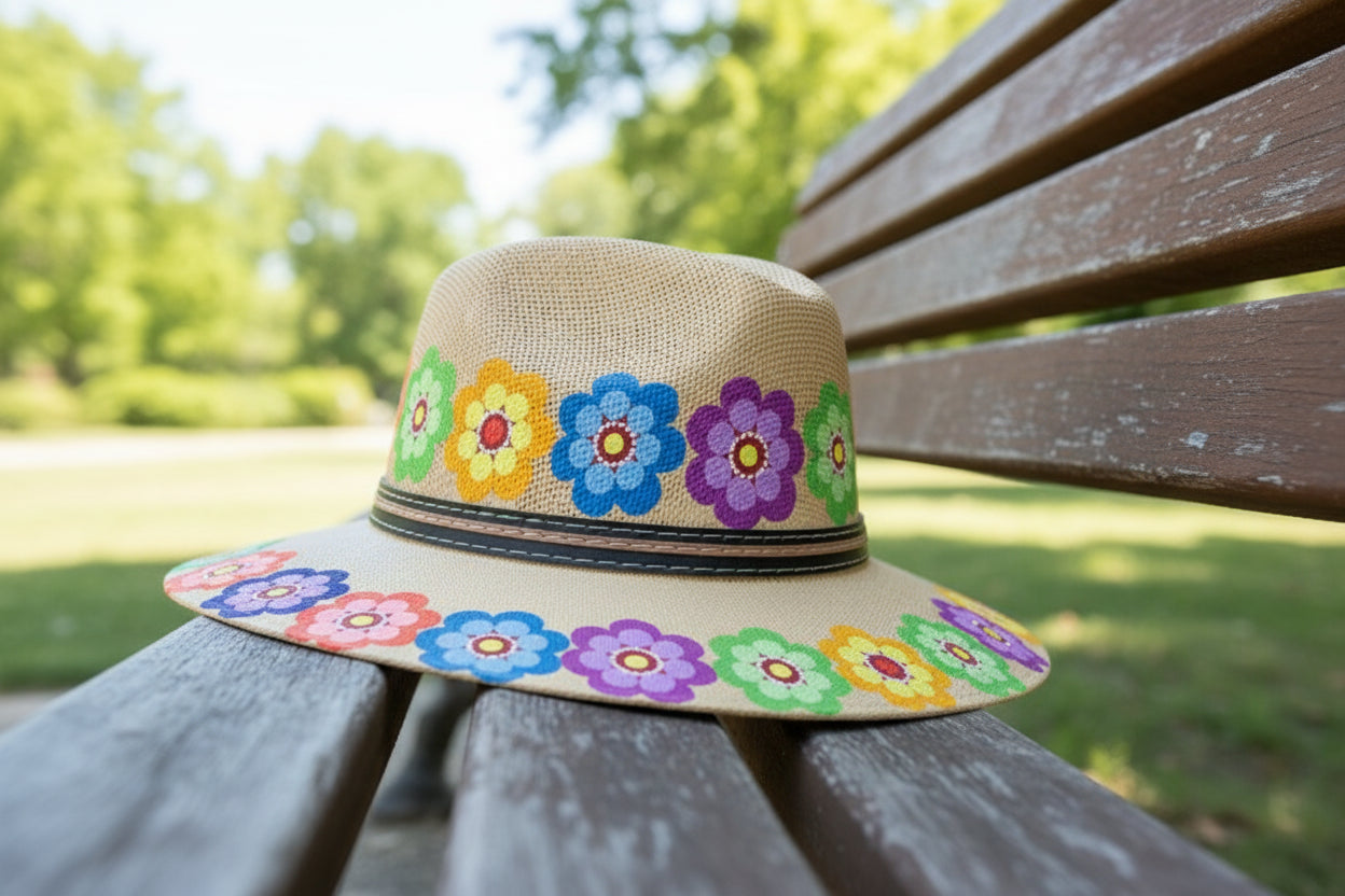 HAND PAINTED HATS