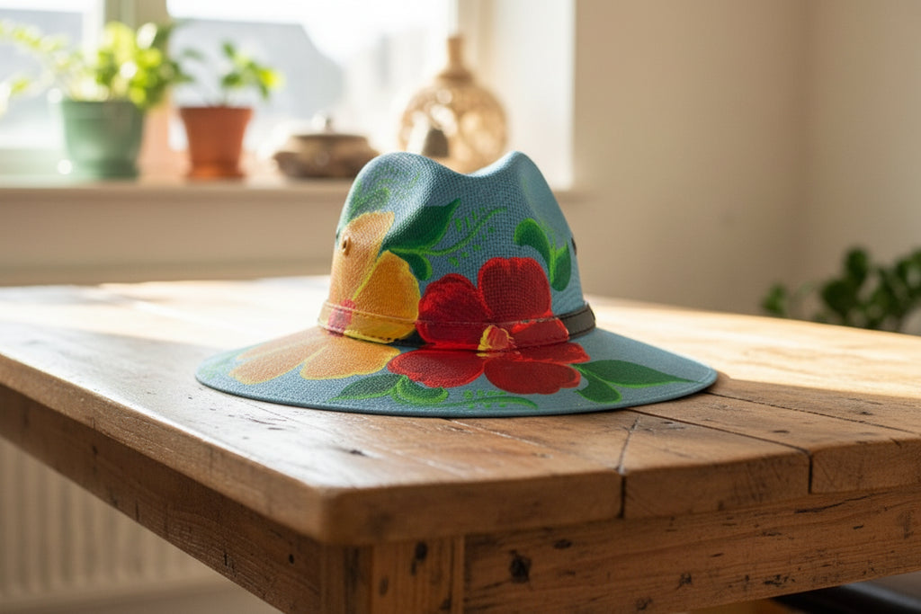 HAND PAINTED HATS