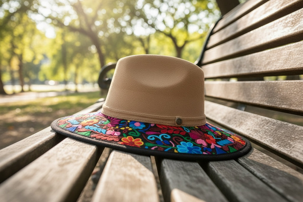 Embroidered SUEDE hats