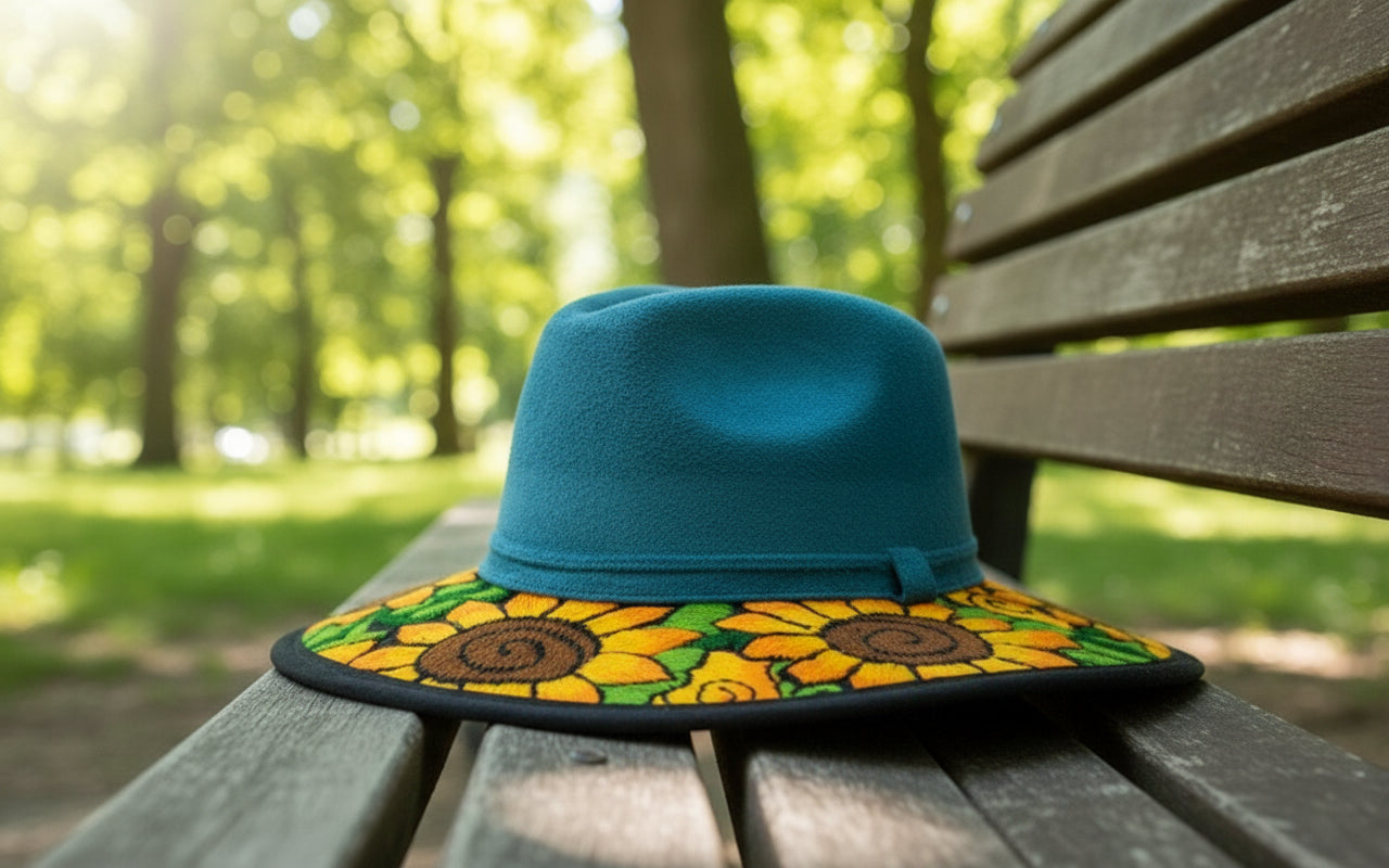 Embroidered SUEDE hats