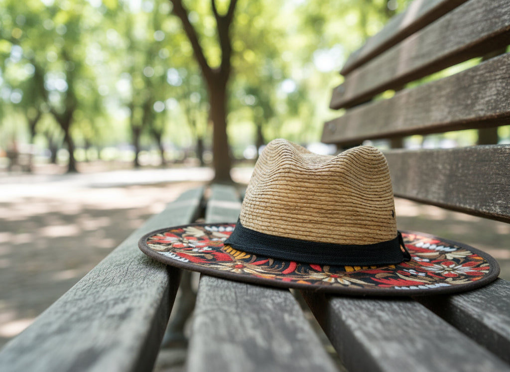 Embroidered STRAW hats