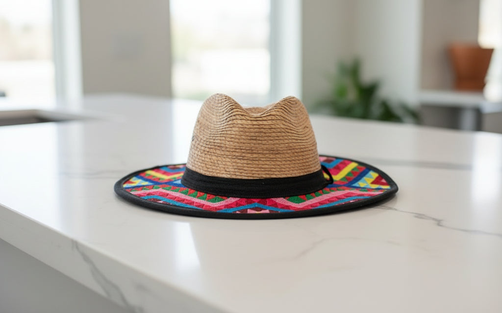 Embroidered STRAW hats