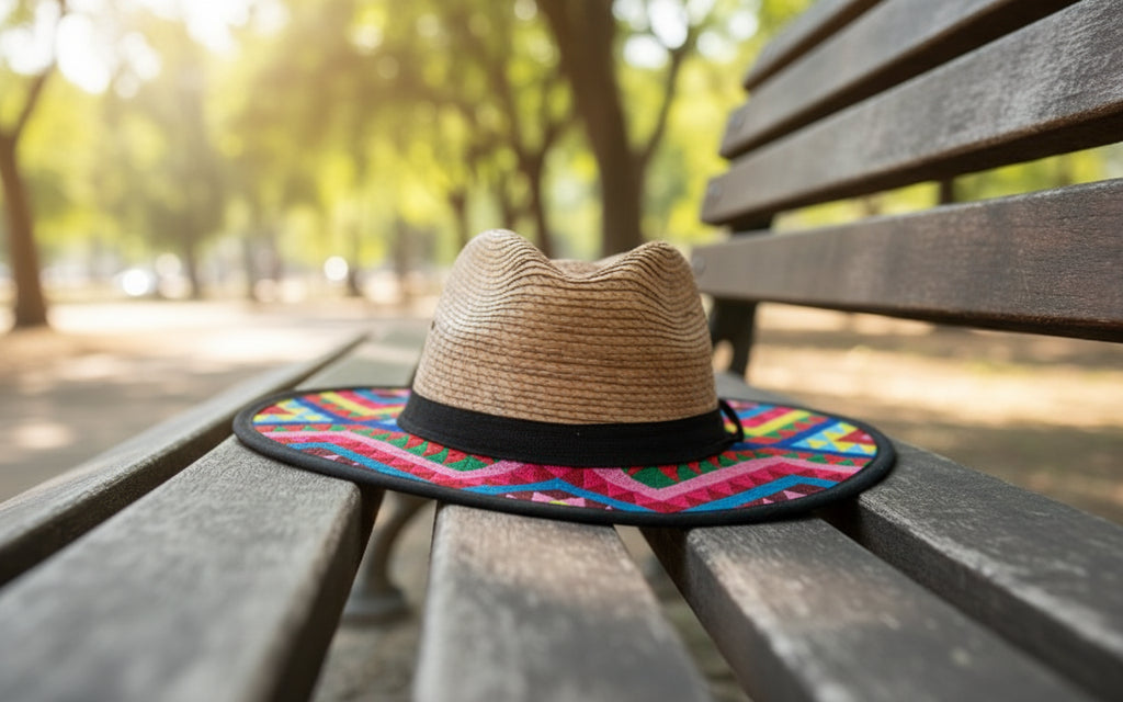 Embroidered STRAW hats