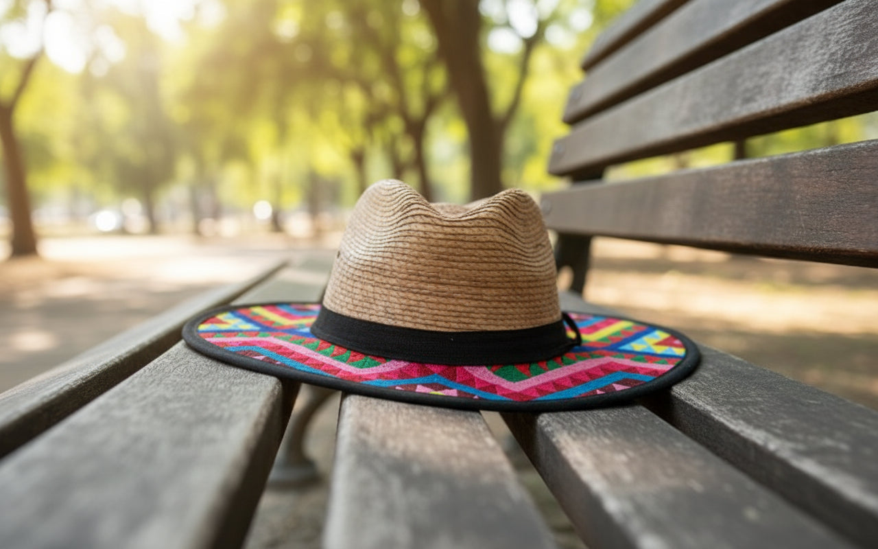 Embroidered STRAW hats
