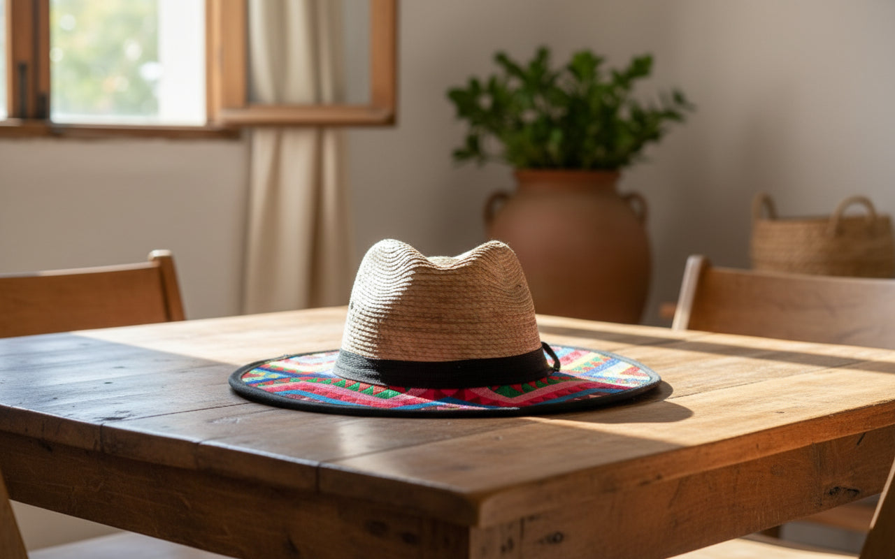 Embroidered STRAW hats
