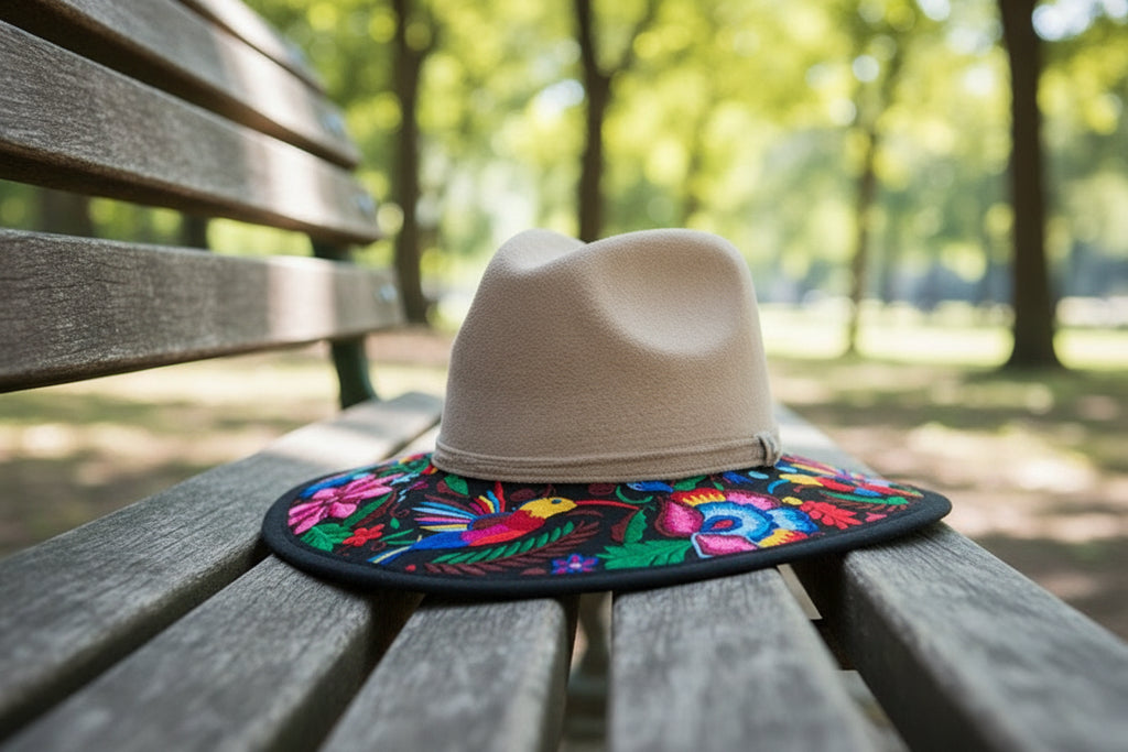 Embroidered SUEDE hats
