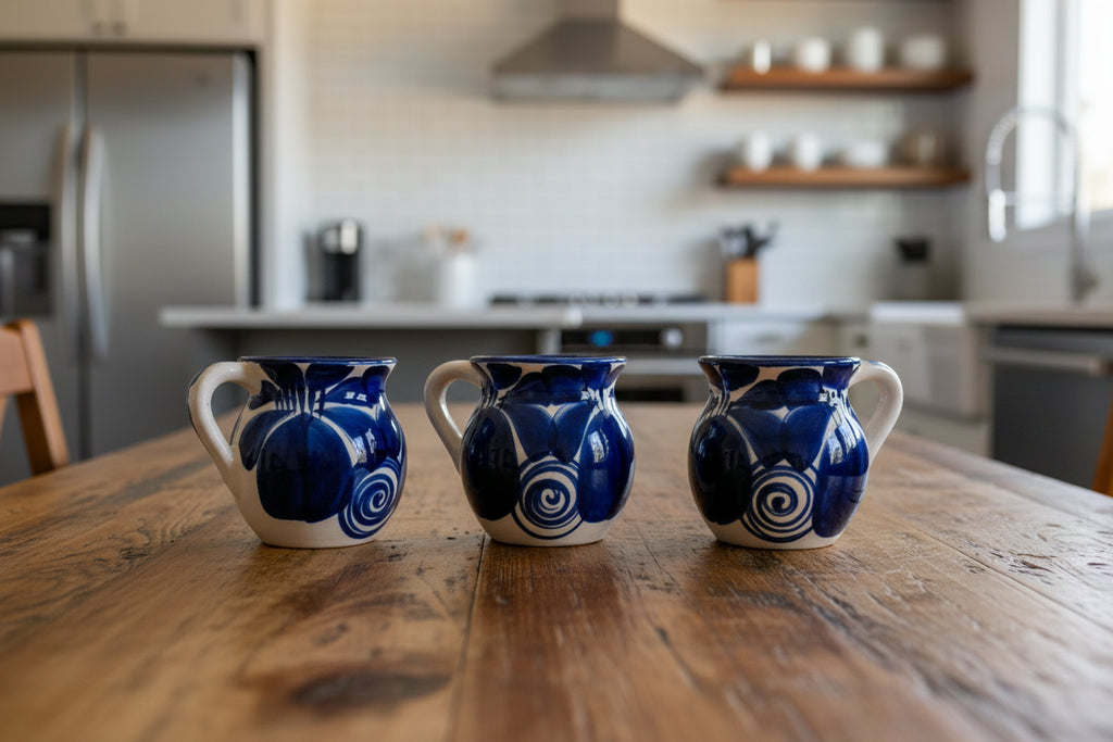 SET of 4 cups TALAVERA STYLE