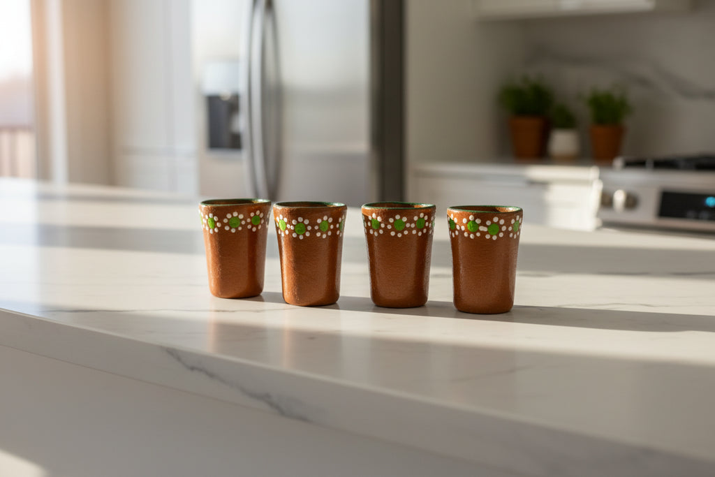 Shot girasol barro