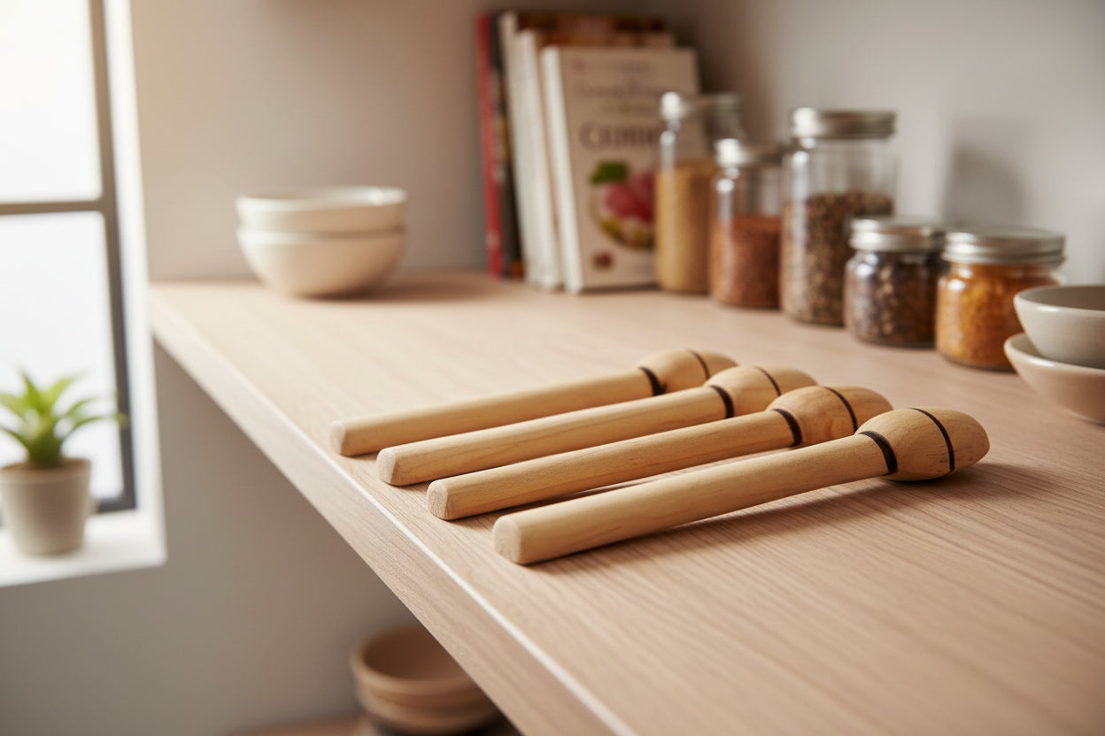 SET 4 Cucharas Salseras