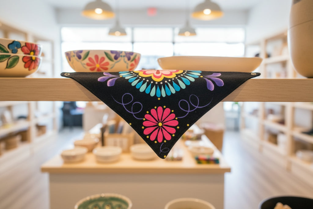 Dog embroidered bandana´s CHULADA