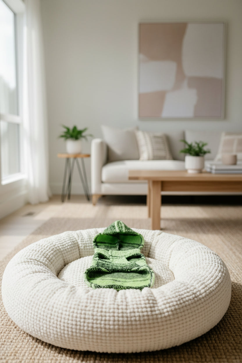 Embroidered hippie jacket for dogs