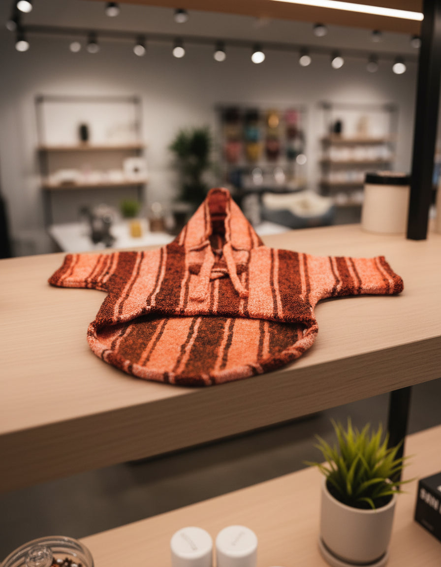 Embroidered hippie jacket for dogs