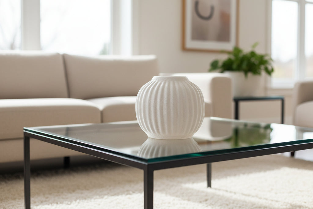 Slotted vase