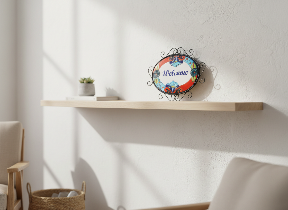 Typical mexican "Welcome" sign
