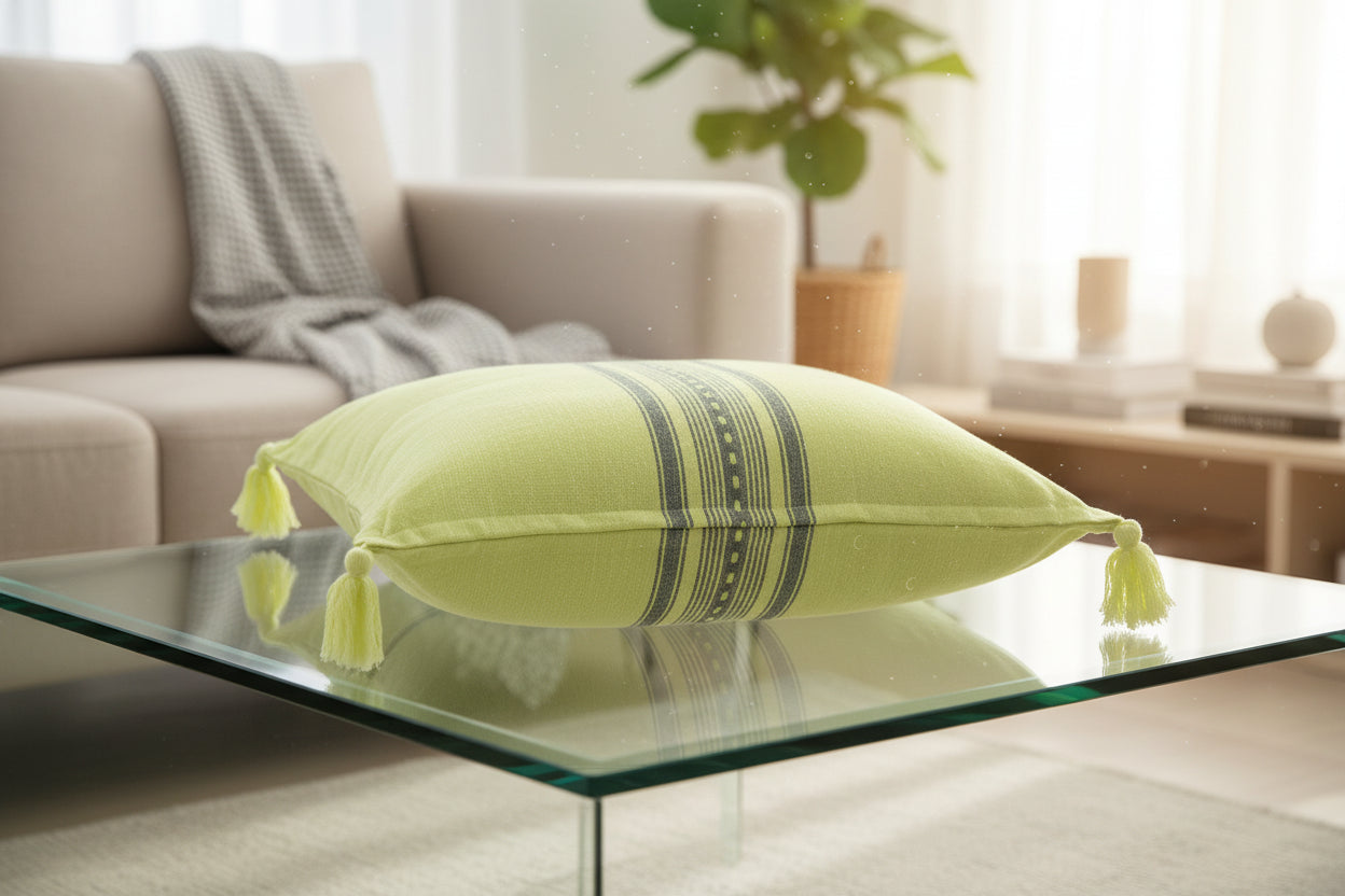 Cushion cover GREEN RETRO HIPSTER