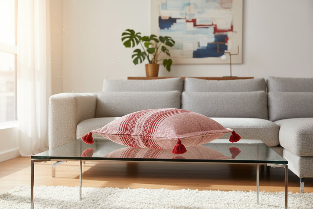 Cushion cover RED RETRO HIPSTER