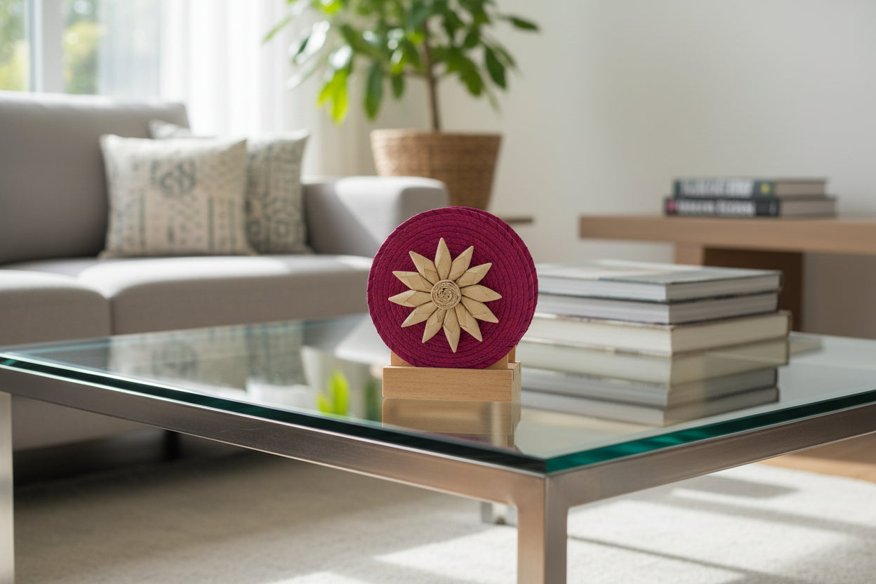 Star napkin holder pink