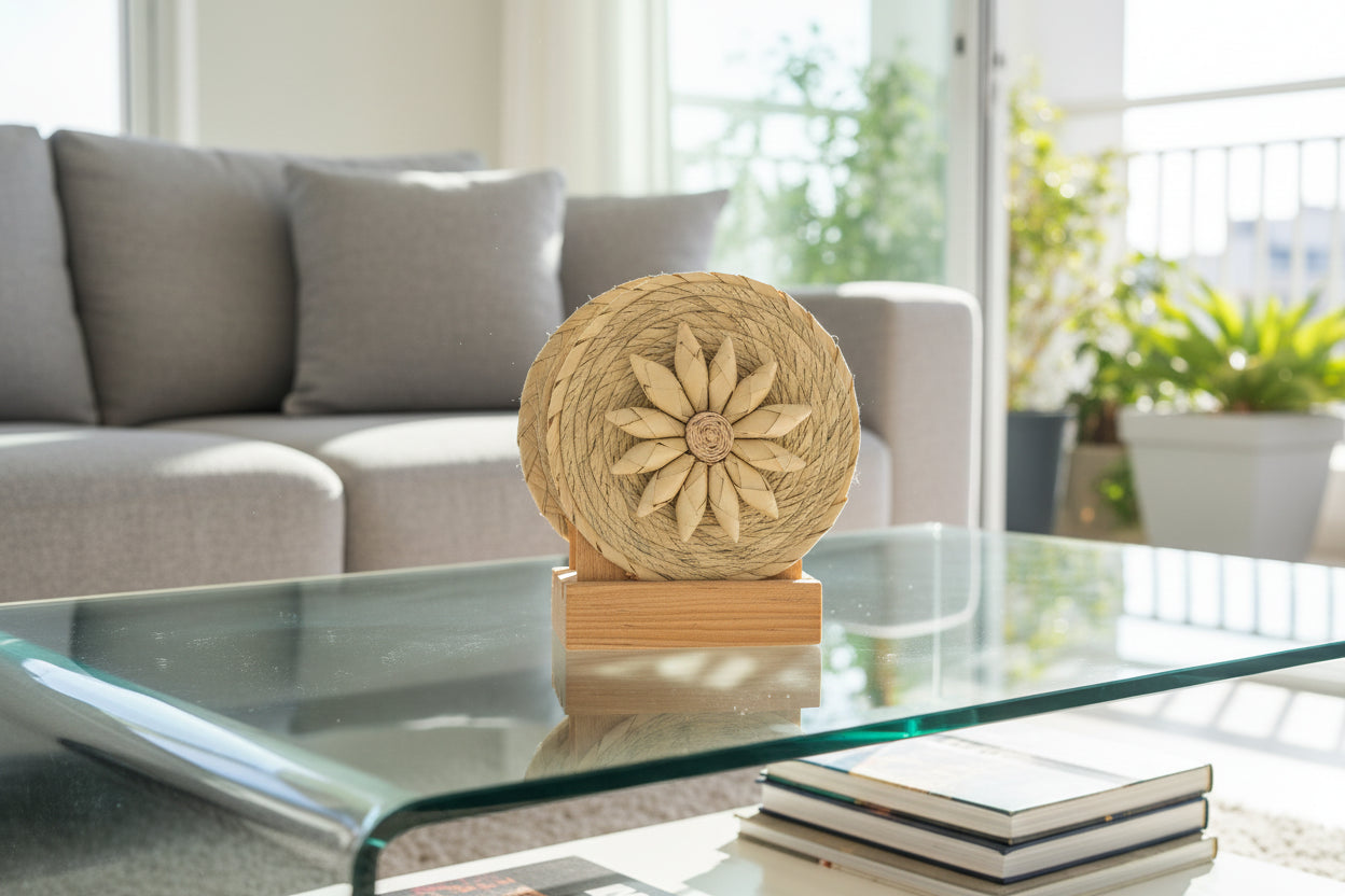 Star napkin holder natural