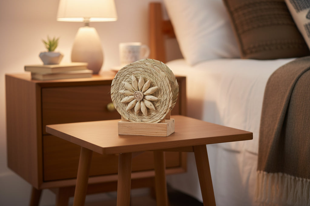 Star napkin holder natural
