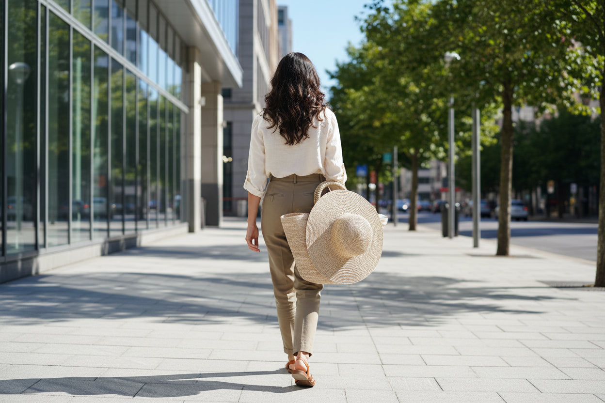 Set de bolsa con sombrero