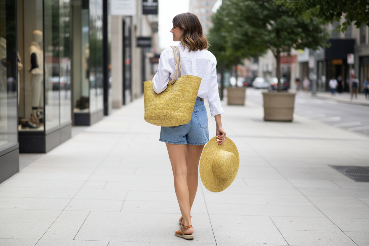 Set de bolsa con sombrero