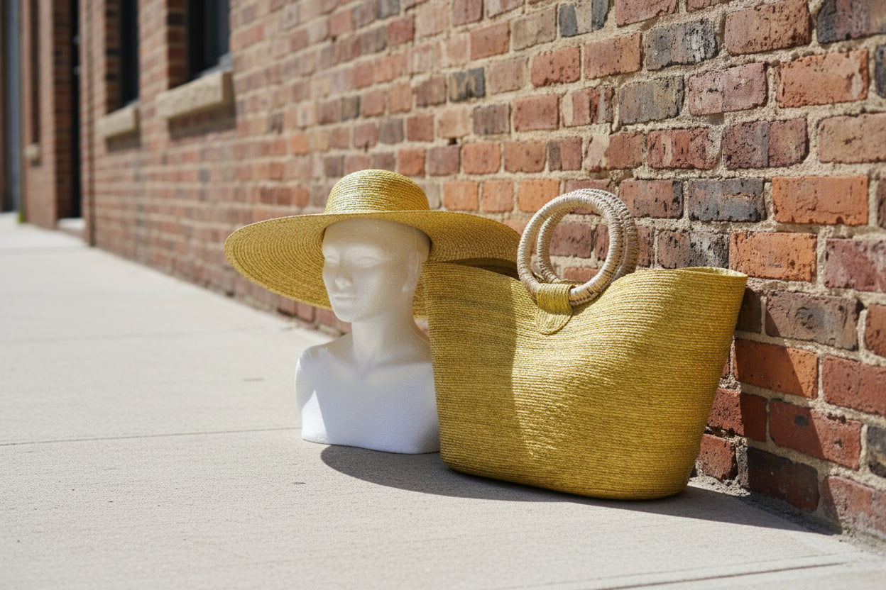 Set de bolsa con sombrero