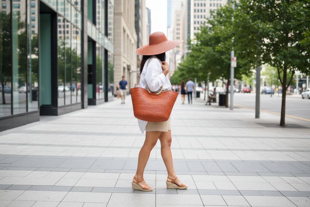 Set de bolsa con sombrero