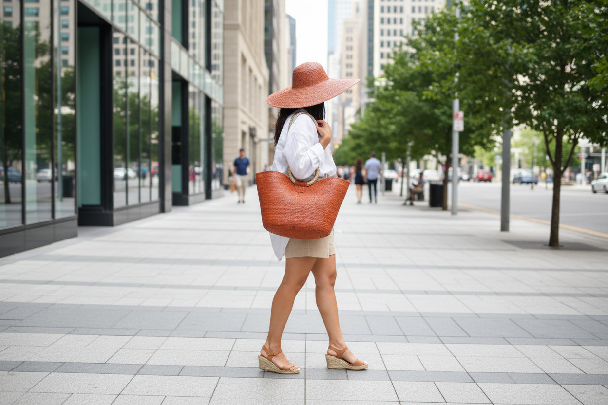 Set de bolsa con sombrero