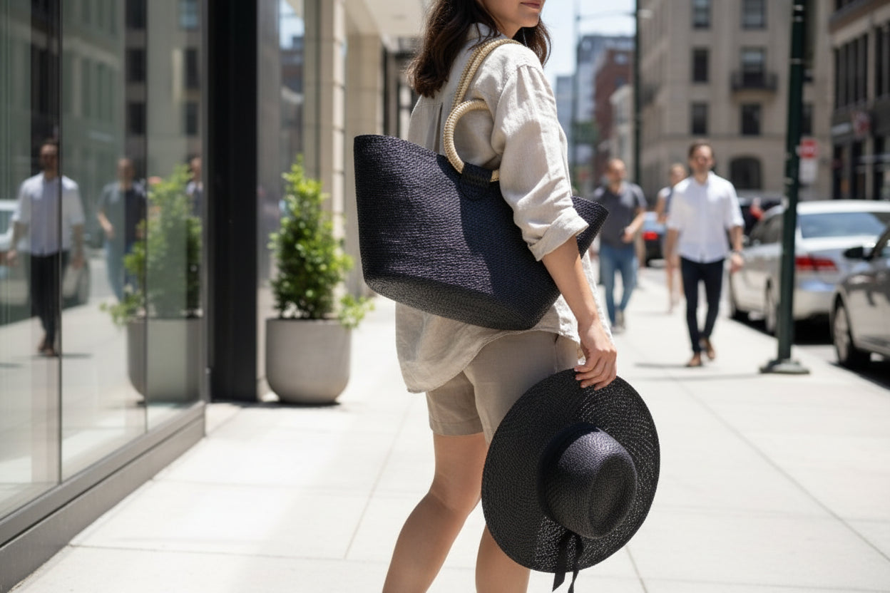 Set de bolsa con sombrero