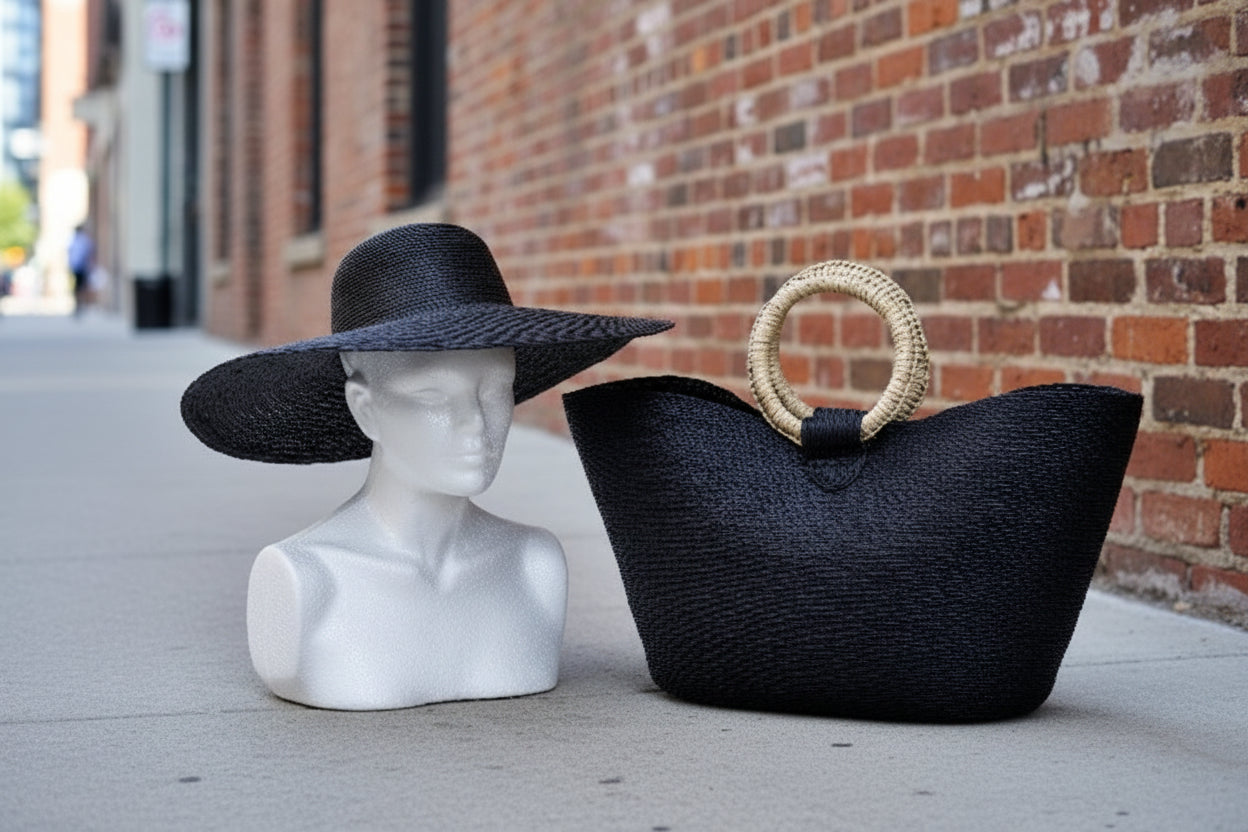 Set de bolsa con sombrero
