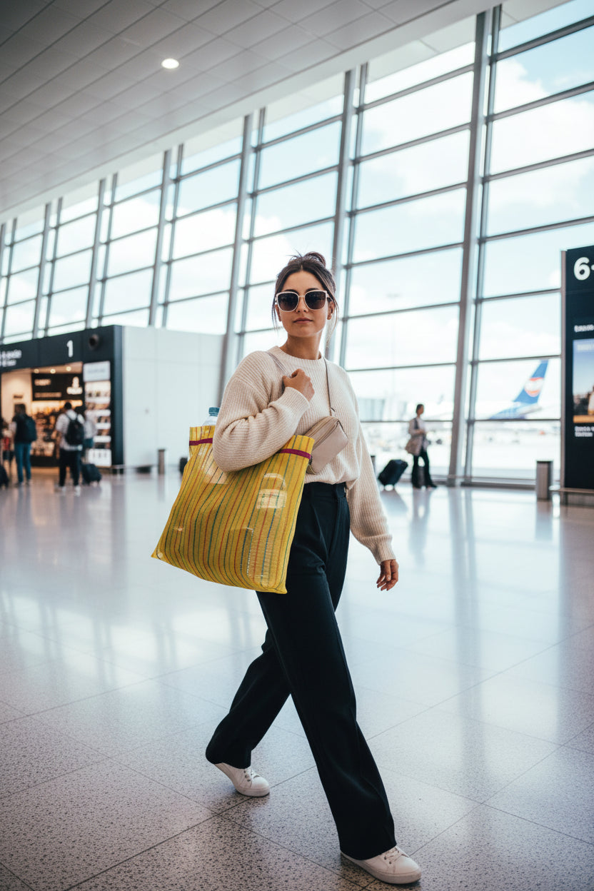 Lilia Mesh plastic bags