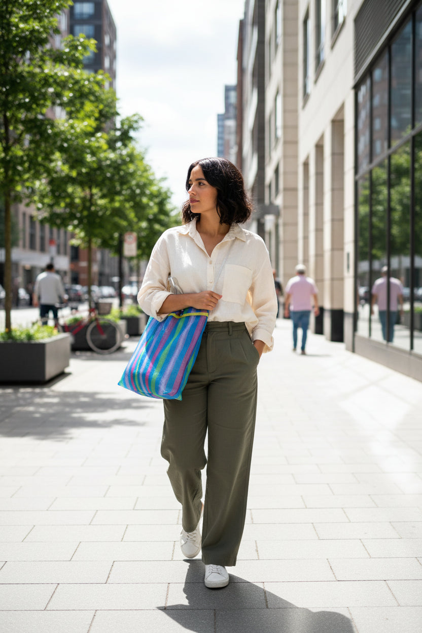 Lilia Mesh plastic bags